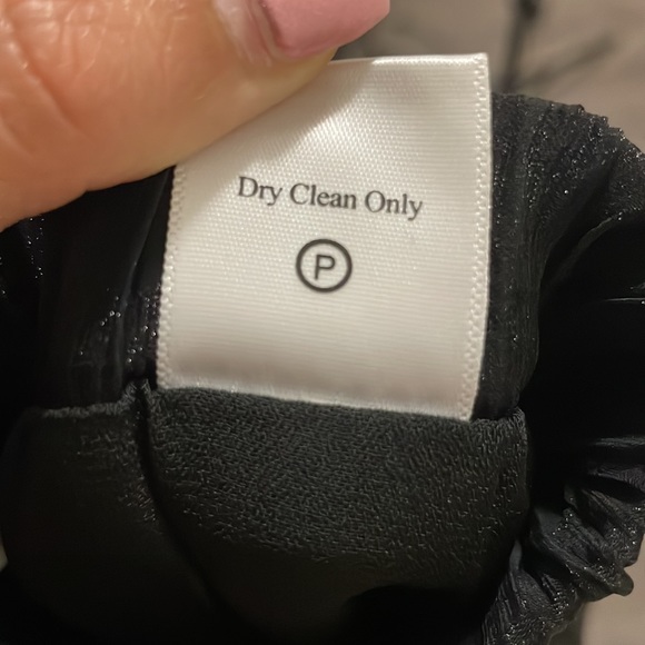 Coldwater Creek Black Shimmer Pleated Maxi Paisley Print Flowy Skirt - Picture 5 of 12